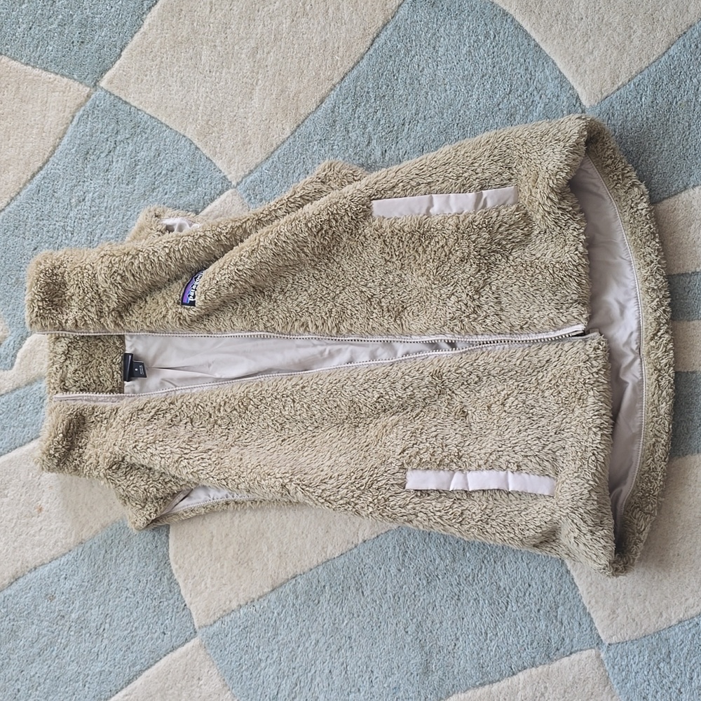 Patagonia Beige Fleece Vest